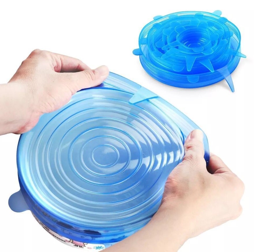 Reusable Silicone Lids 6 Pcs Set